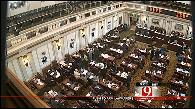 Oklahoma Lawmakers Debate Over Gun Rights At State Capitol