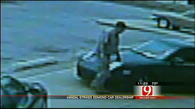 Vandal Damages High-End Vehicles At Edmond Car Dealership