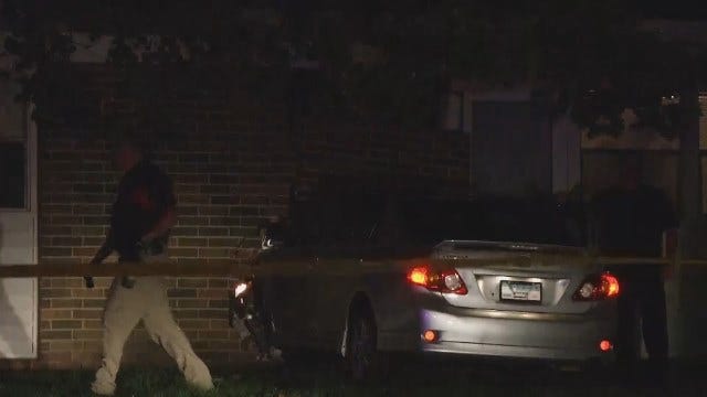 WEB EXTRA: Video Of East Tulsa Shooting Scene And Crash