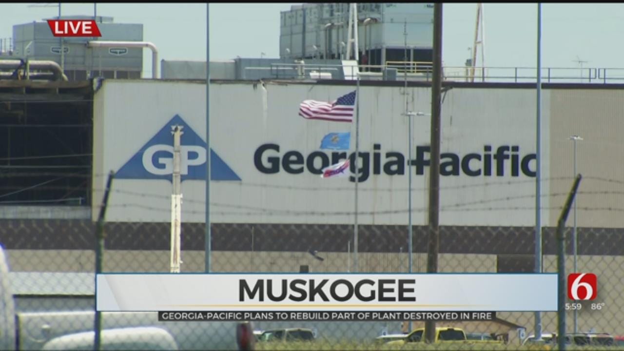 Georgia-Pacific Says They Will Rebuild After Muskogee Plant Fire