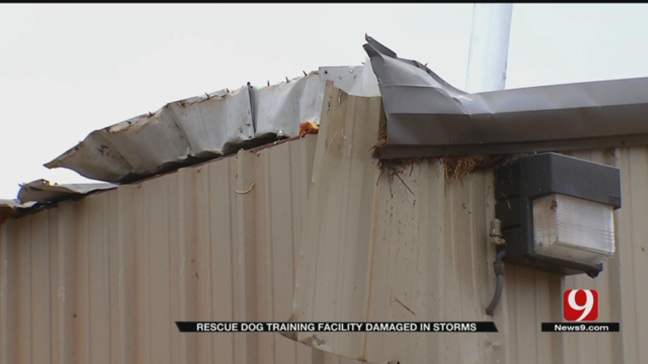 Grady County Rescue Dog Training Facility Damaged In Storms