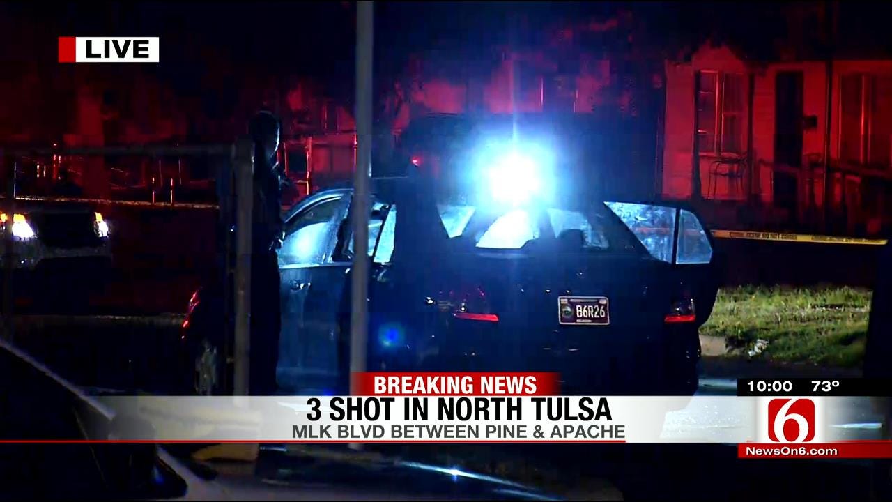 Police Investigating Three Shot In North Tulsa