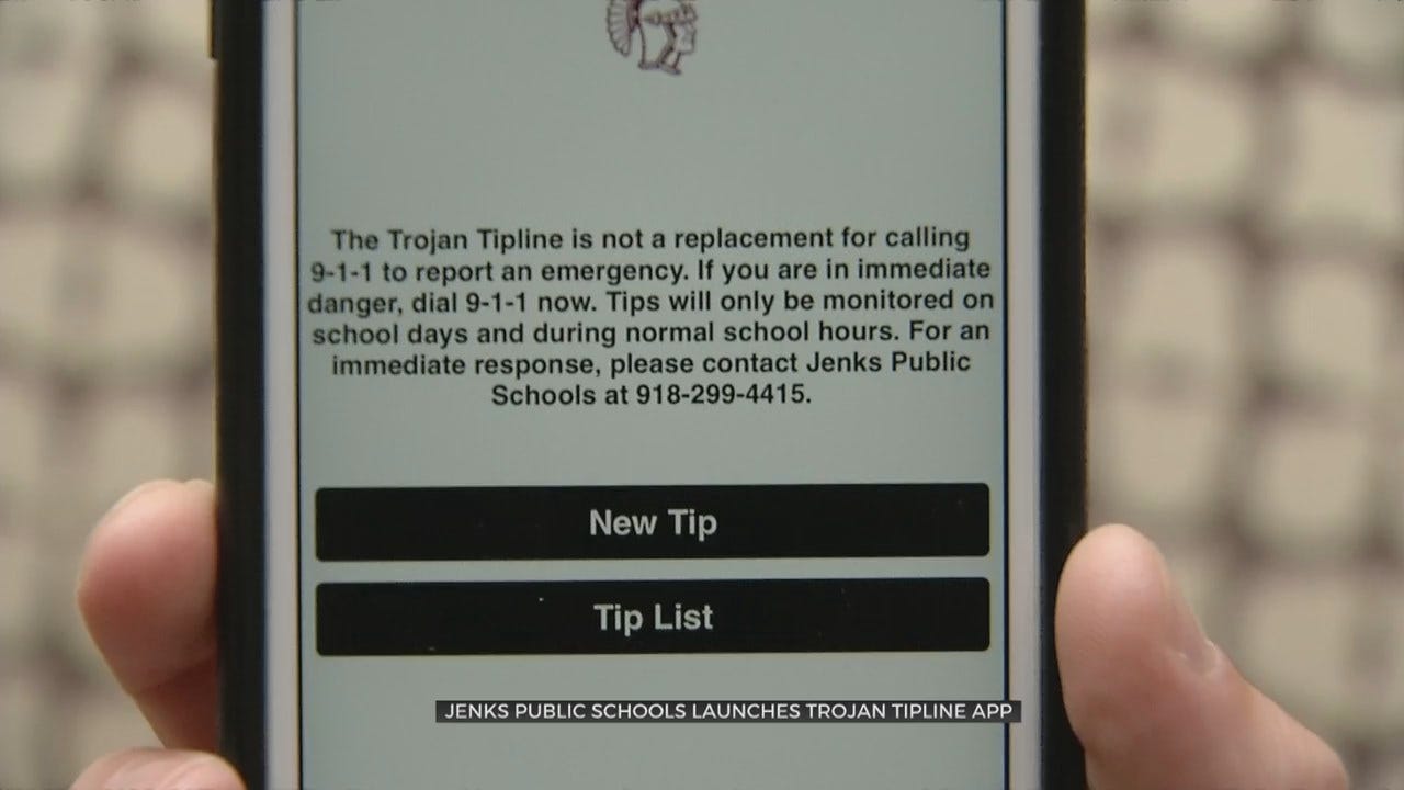 Jenks Public Schools Create Tip Line App As Concerns Rise For Student Safety
