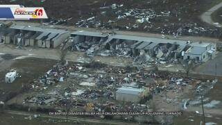 Oklahoma Baptist Disaster Relief Helping Clean Up After Kingston Tornado