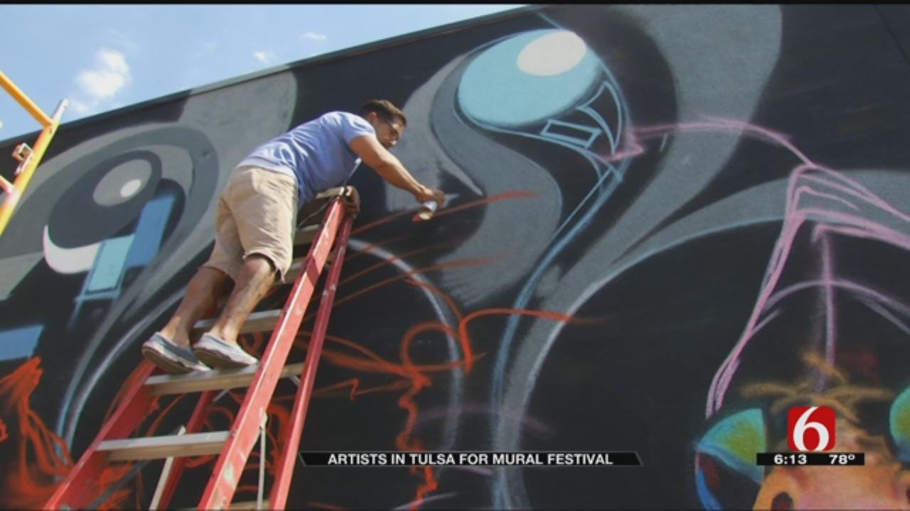 Tulsa Mural Festival Draws Artists From Across The Nation