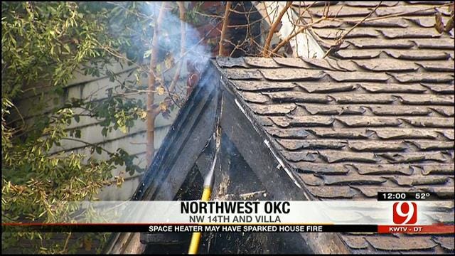 Space Heater May Have Sparked Northwest OKC House Fire