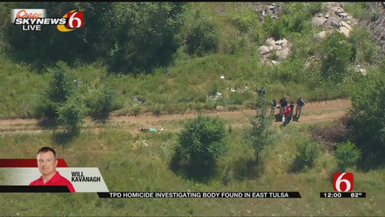 Homicide Detectives Investigate After Body Found In East Tulsa