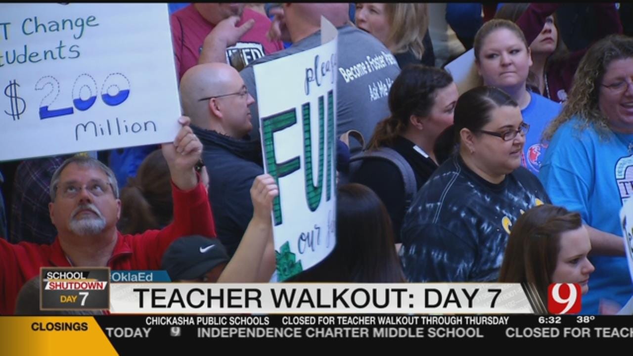 Teacher Walkout Goes Into Its Seventh Day