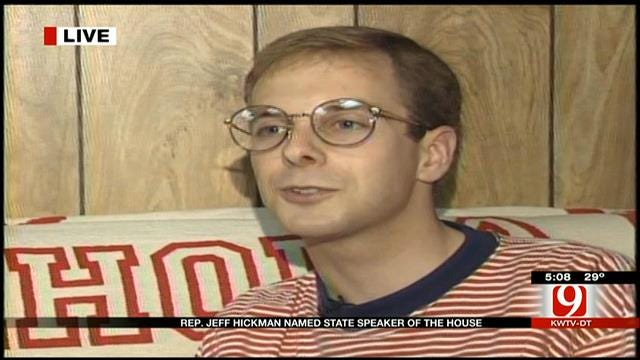 News 9 Interviews Speaker Hickman When He Lived Above OU Stadium
