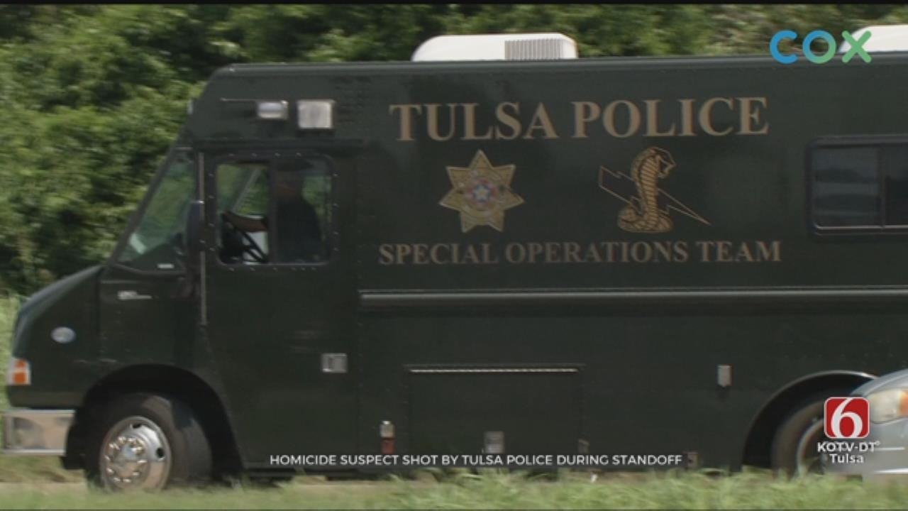 Tulsa Homicide Suspect Shot By Sniper During Standoff, Police Say
