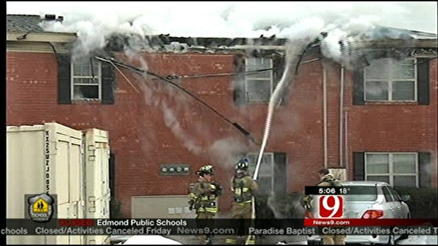 4 Apartments Damaged In Apparent Electrical Fire