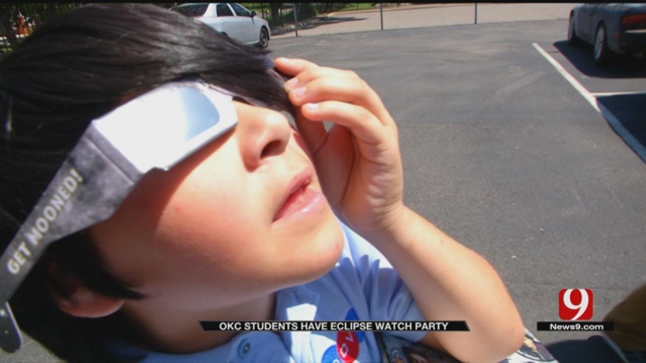 6th Graders Experience Solar Eclipse At Dove Science Academy