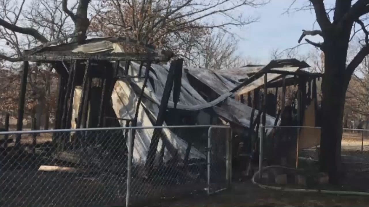 WEB EXTRA: Video From Scene Of Fatal Creek County Fire