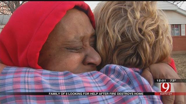 News 9 Viewer Helps Woman, Children Who Escaped House Fire