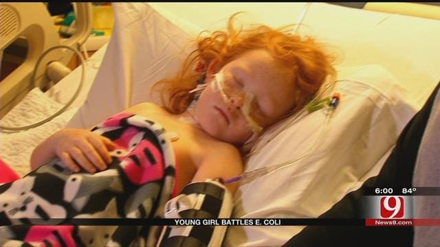 MWC Girl Fights E. Coli Infection