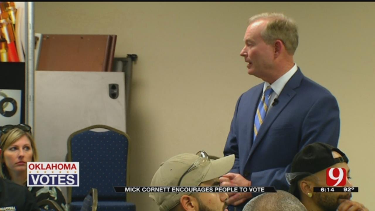 Mick Cornett Encouraging People To Vote Day Before Runoff Election