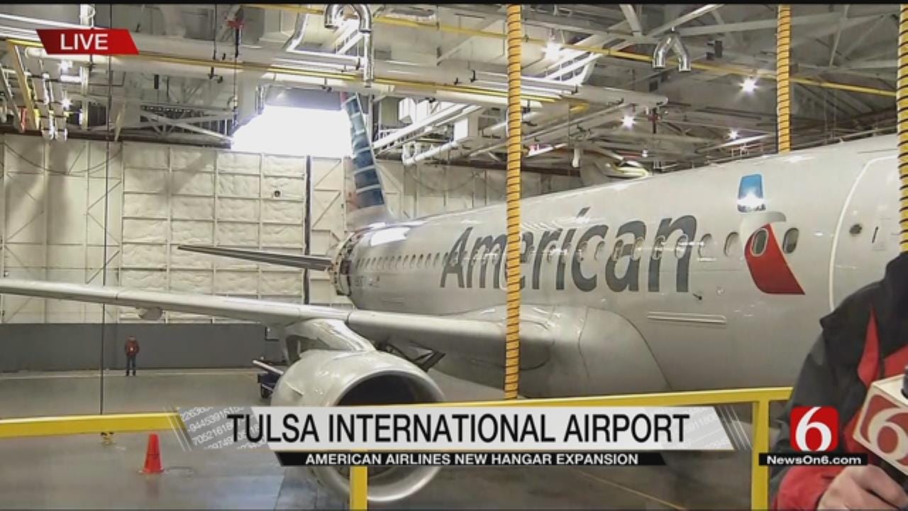 American Airlines Hangar Modification To Allow Bigger Planes