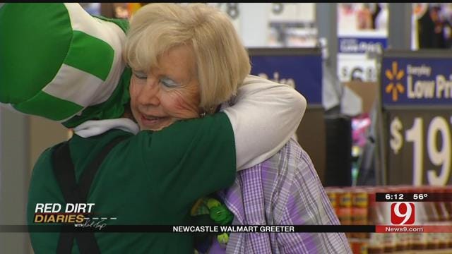Red Dirt Diaries: Newcastle Wal-Mart Greeter Warms Hearts