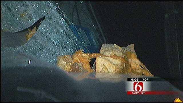 Truck Driver Survives Pumpkin Tossed From Creek Turnpike Bridge Into His Truck