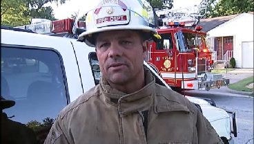 WEB EXTRA: Tulsa Fire District Chief Stacy Belk Talks About House Fire