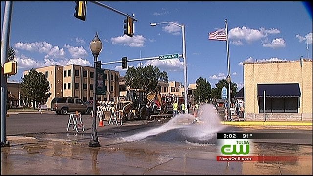 Wagoner Residents Without Water After Valve Breaks