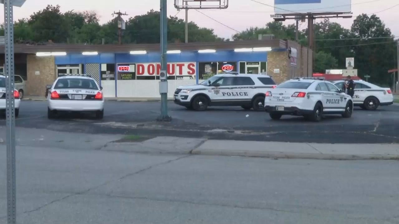 WEB EXTRA: Video From Scene Of Tulsa Donut Shop Robbery