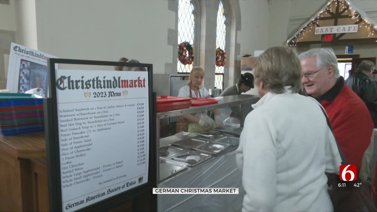 Christkindlmarkt German Market Opens For Weekend