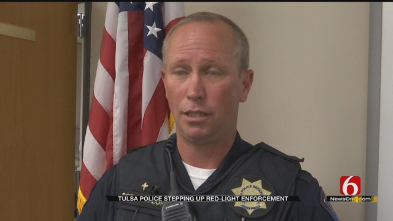 Tulsa Police Giving No Warning For Red, Yellow Light Violations