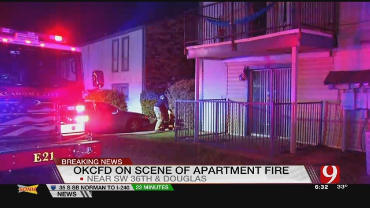 1 Injured In SE OKC Apartment Fire