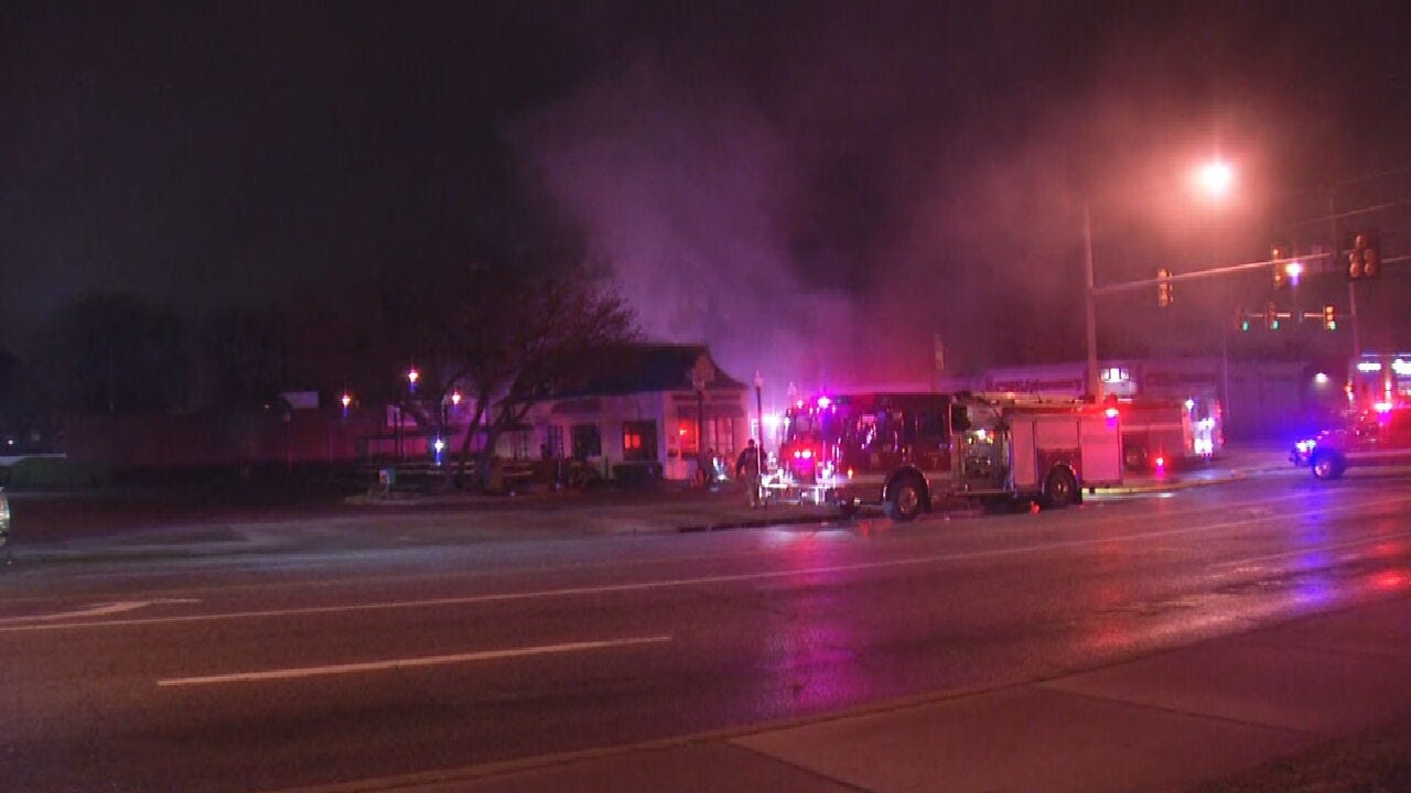 Tulsa Firefighters Respond To Building Fire