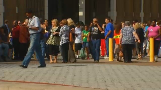 WEB EXTRA: Video Of Tulsa County Courthouse Evacuation