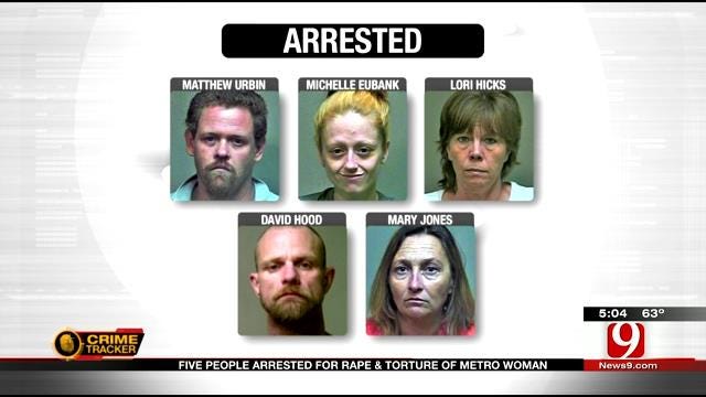 Five Arrested In OKC For Raping, Torturing Woman