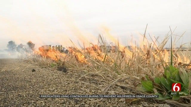 Crews Fight Fire With Fire In Osage County