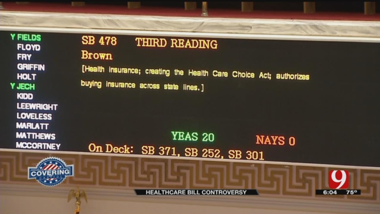 Bill Could Allow Insurance Companies To Not Meet OK State Mandates