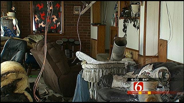 Salina Family Homeless After House Struck By Lightning