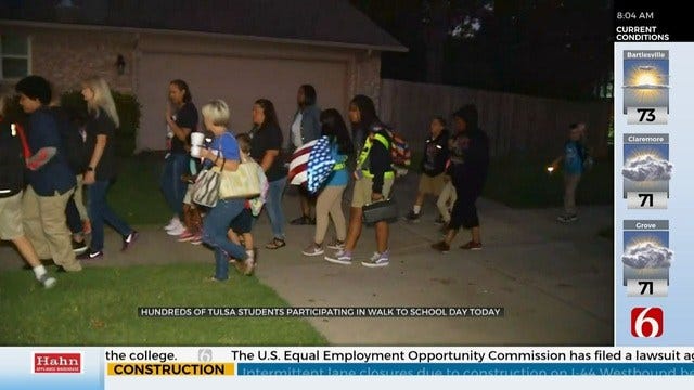 WATCH: TPS Students Take Part in International Walk To School Day