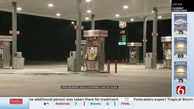 Man Recovering After Being Burned By Gas Pump Fire