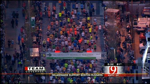 Runners Show Out En Masse To Honor OKC, Boston Tragedies