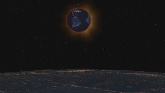 WEB EXTRA: September 27 Lunar Eclipse Animation As Seen From The Moon