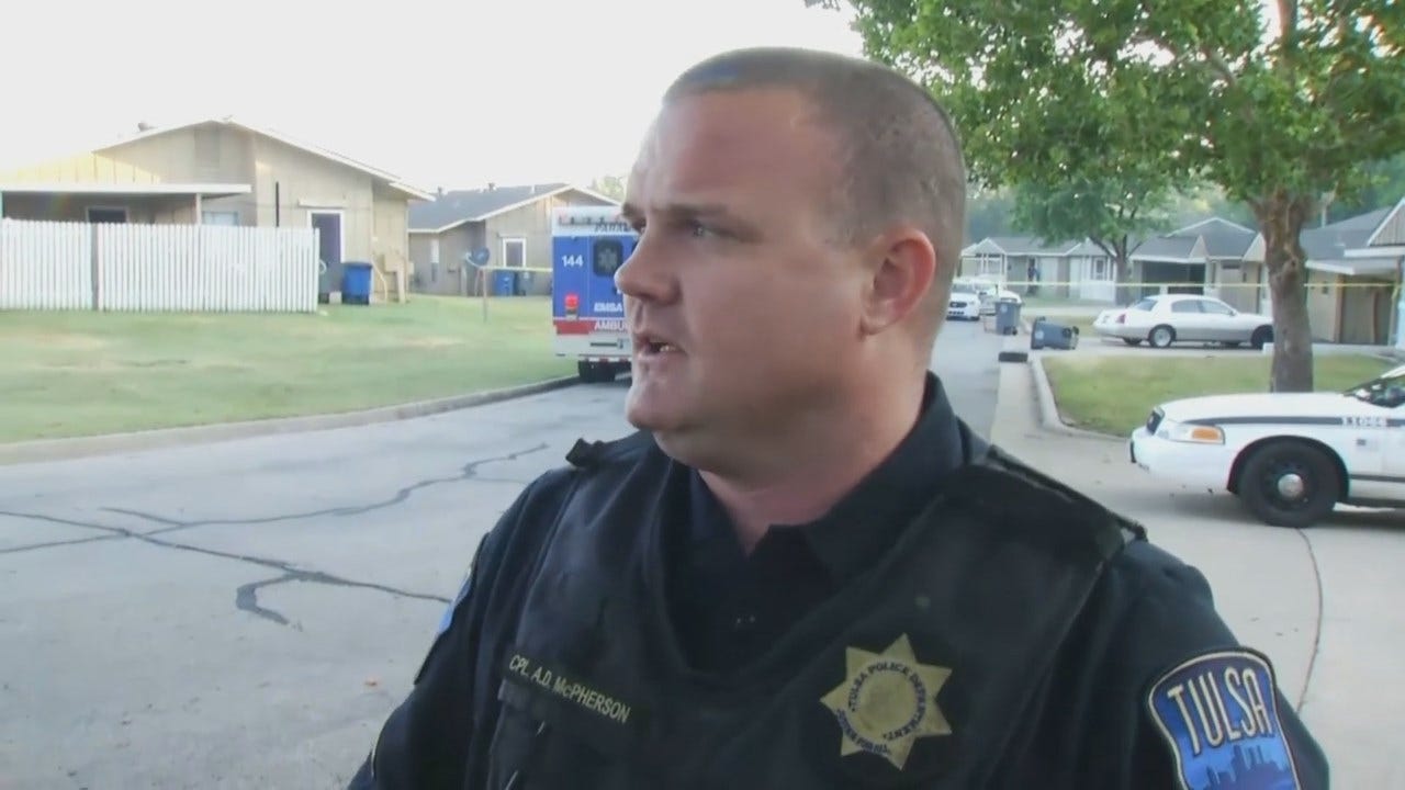 WEB EXTRA: Tulsa Police Cpl. Aaron McPherson Talks About Stabbing Investigation