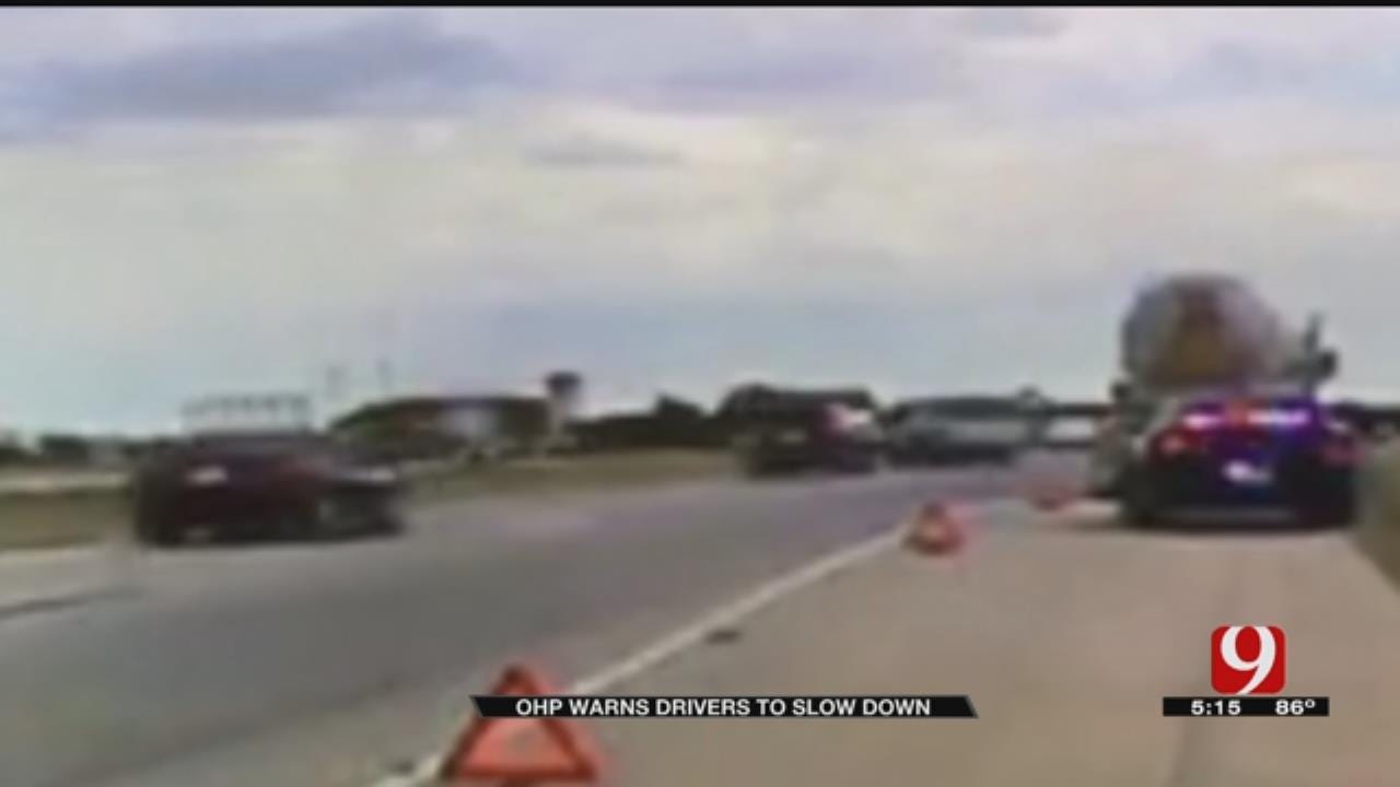 OHP Urges Safety, Awareness After Close Call On I-35 In Ardmore