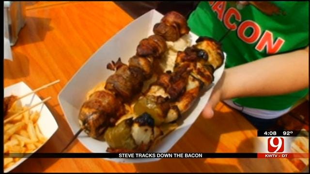 News 9's Steve McGehee At OKC State Fair: All About The Bacon
