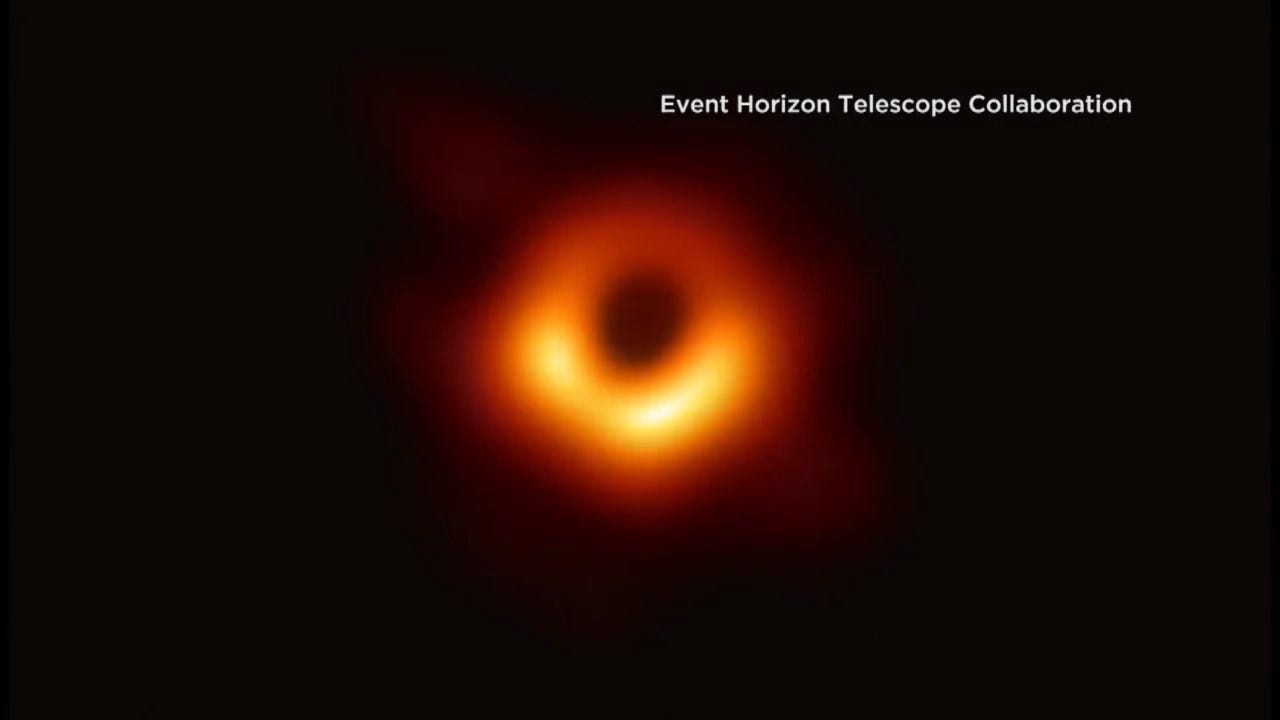 Scientists Reveal 1st Image Ever Made Of A Black Hole