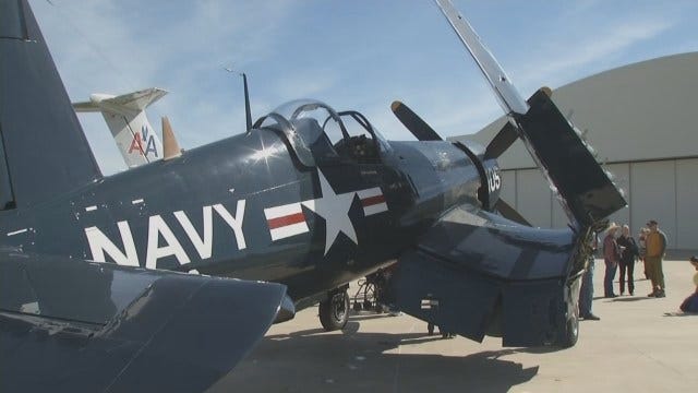 WWII Era Corsair Featured At Tulsa Air And Space Museum