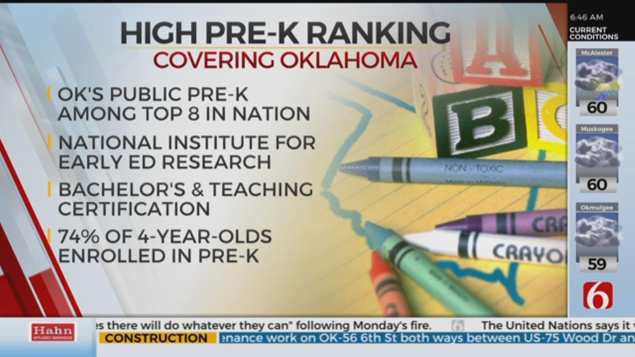 Oklahoma's Pre-K Program Among Top In The Nation