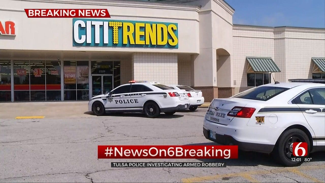 Tulsa Police Respond To Report Of Armed Robbery At Citi Trends