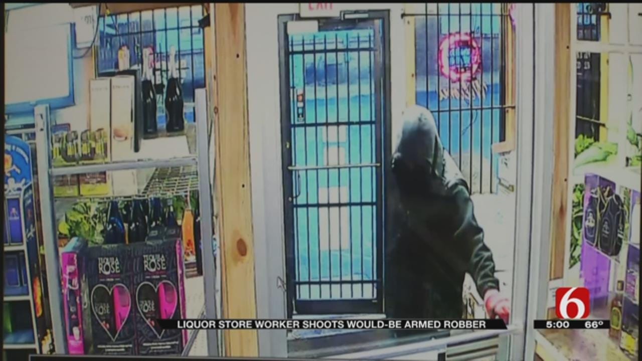 Woman Returns To Work Days After Traumatic Tulsa Liquor Store Robbery
