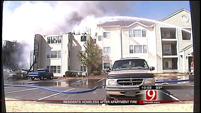 Norman Apartment Complex Fire Leaves Students Homeless