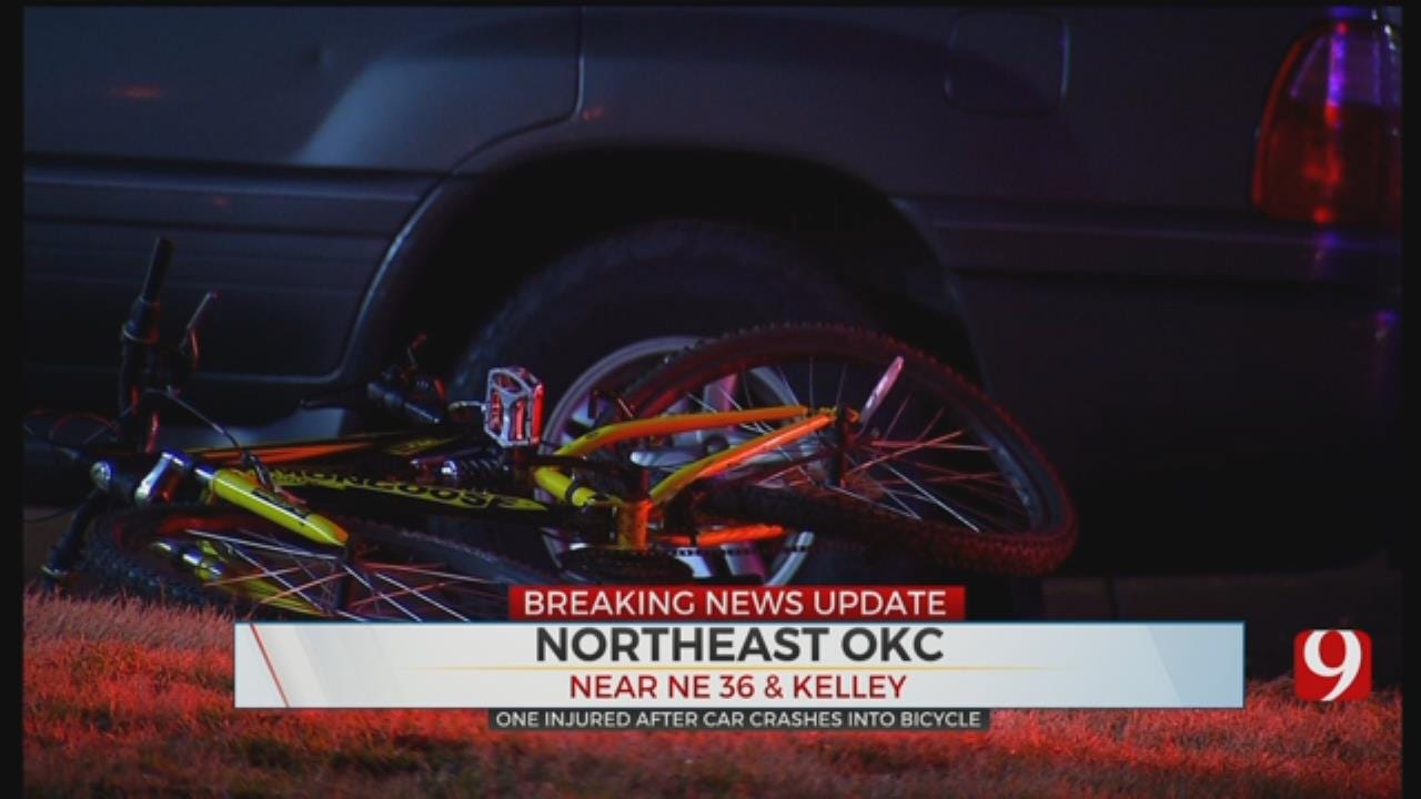 Person Riding Bicycle Struck By Car In NE OKC