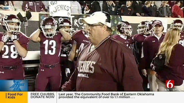 Former Players Pay Tribute To Jenks Head Coach Allan Trimble